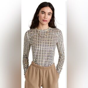 STINE GOYA Delila Jersey Gingham Yellow